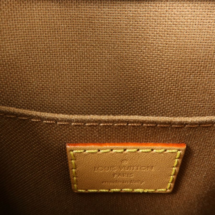 LOUIS VUITTON Monogram Petit Sac Plat手挽肩背兩用袋-5