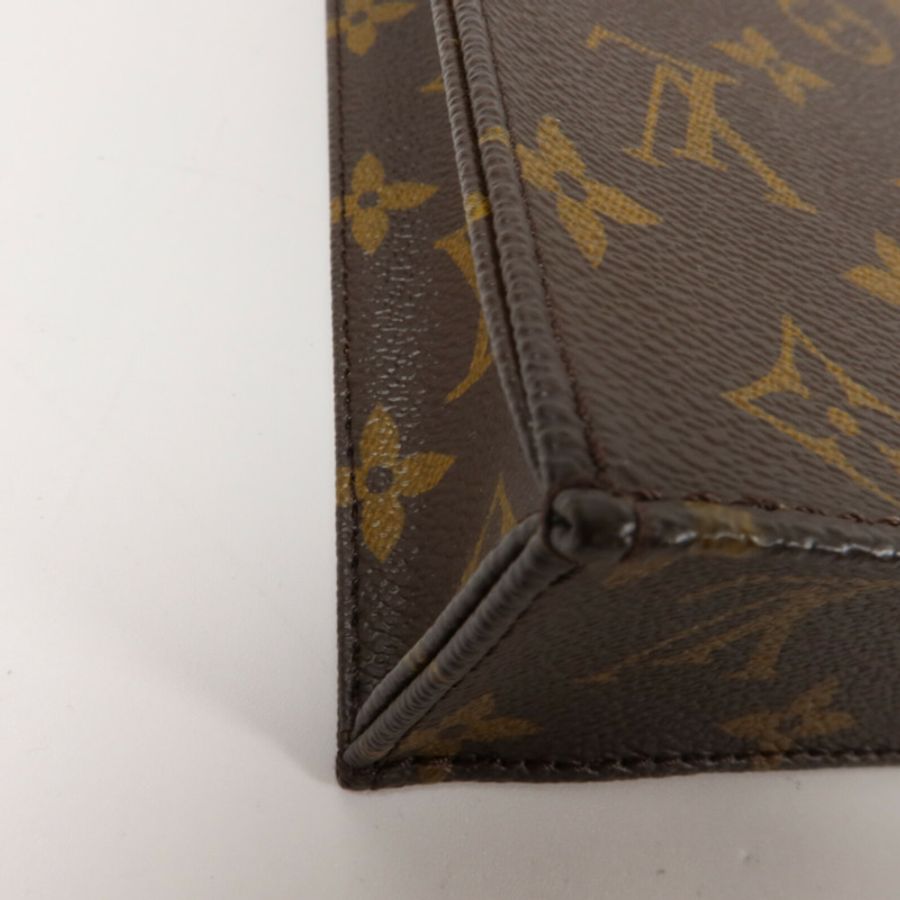 LOUIS VUITTON Monogram Petit Sac Plat手挽肩背兩用袋-8