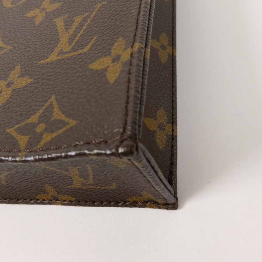 LOUIS VUITTON Monogram Petit Sac Plat手挽肩背兩用袋-11