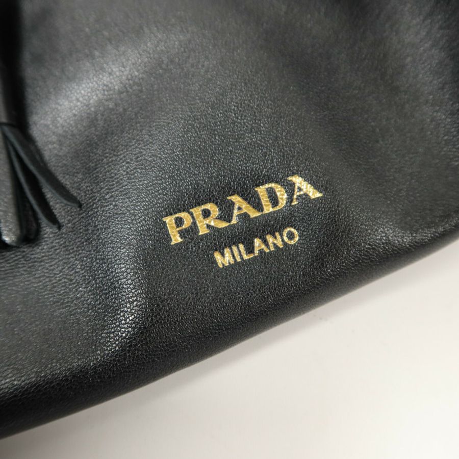PRADA 羊皮皮革Shoulder Bag肩背袋-5