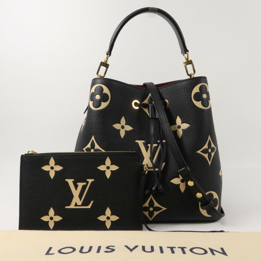 LOUIS VUITTON Monogram Empreinte Bicolor Neo Noe MM手挽肩背兩用袋-8
