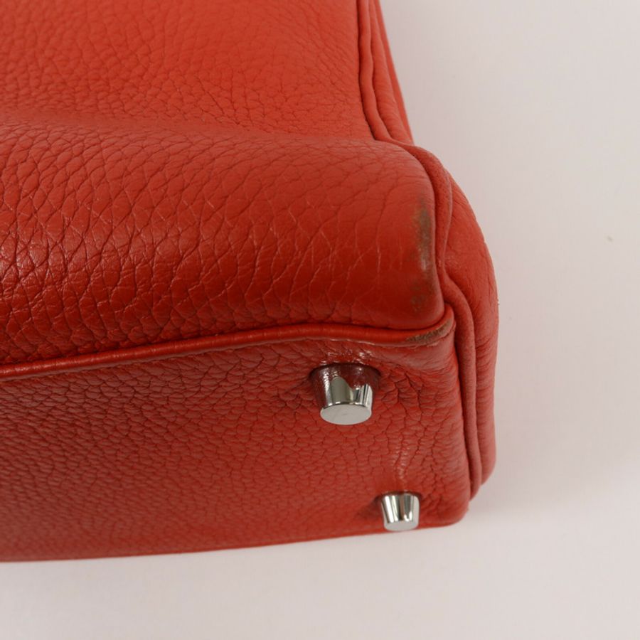 HERMES Togo皮革Kelly 32手挽肩背兩用袋Rose Pivoine-11