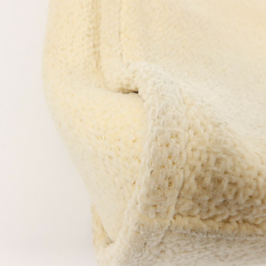 CHANEL Lurex Boucle Deauville Tote Mini鏈帶手挽袋-13