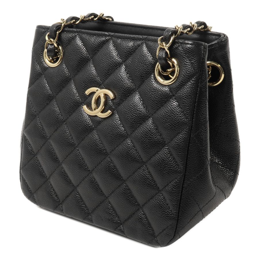CHANEL 牛皮皮革Bucket Bag肩背袋-2