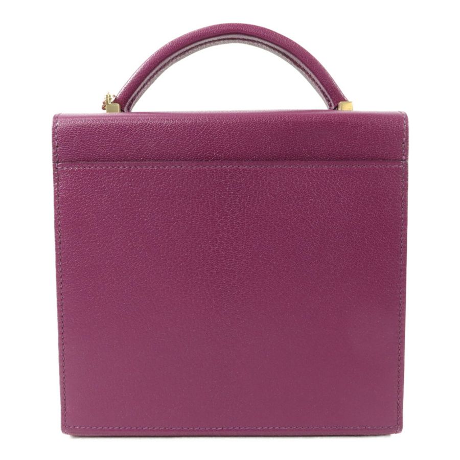 HERMES Chevre皮革Cinhetic Box肩背袋Anemone-1