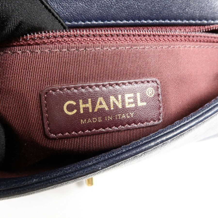 CHANEL 牛皮皮革Chain Shoulder Bag鏈帶肩背袋-5