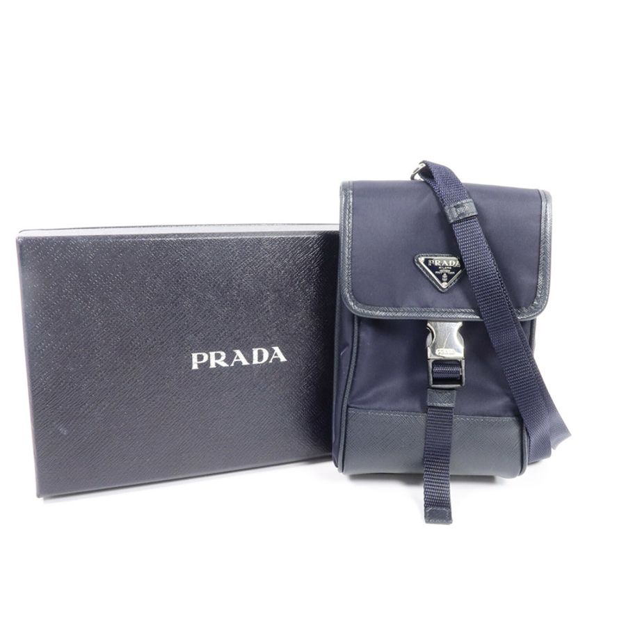 PRADA 尼龍Phone Bag肩背袋-9