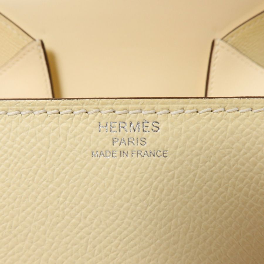 HERMES Epsom皮革Della Cavalleria Mini肩背袋Nata-5