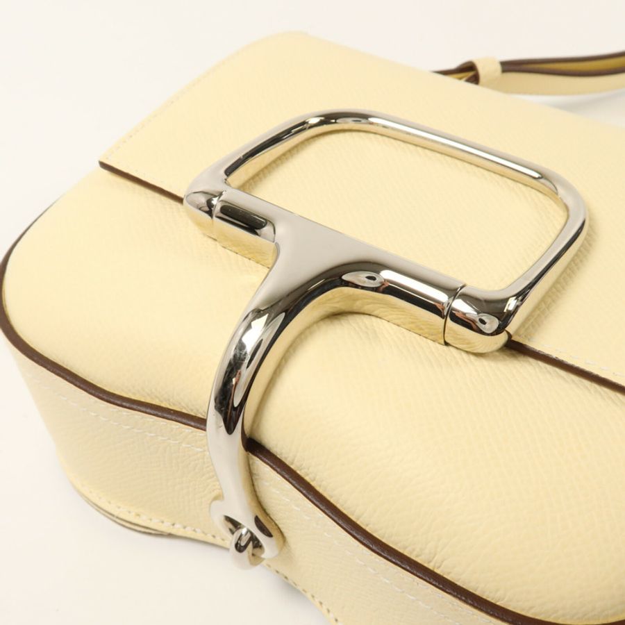 HERMES Epsom皮革Della Cavalleria Mini肩背袋Nata-9