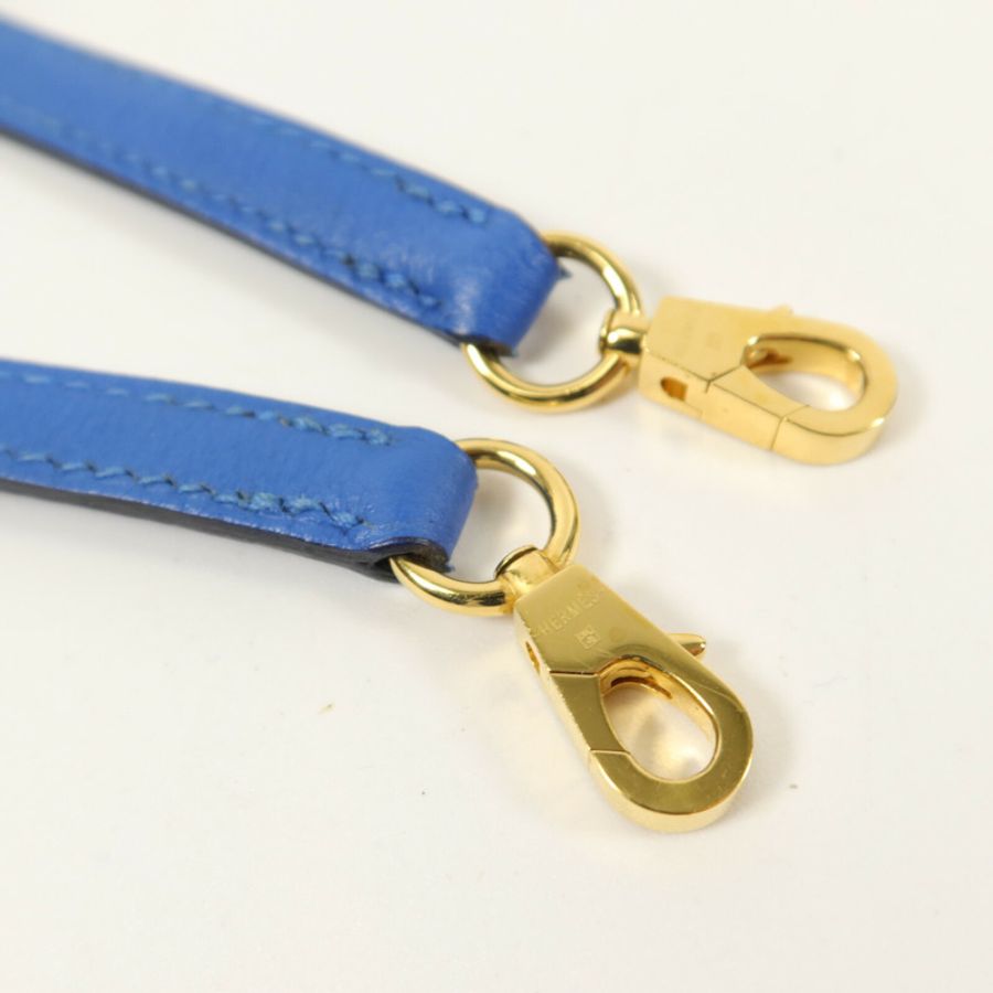 HERMES Evercolor皮革Bolide Mini手挽肩背兩用袋Bleu Zanzibar-9