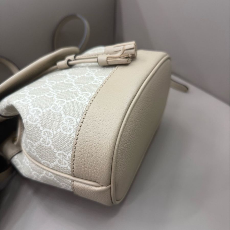 古馳/Gucci 燕麥色Ophidia系列迷你背包-5