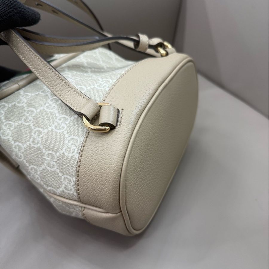 古馳/Gucci 燕麥色Ophidia系列迷你背包-7