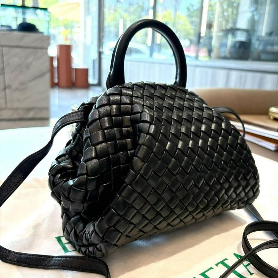 *SHIHNA名牌精品* BOTTEGA VENETA Mini Handle 經典編織包(手提/斜背)-1