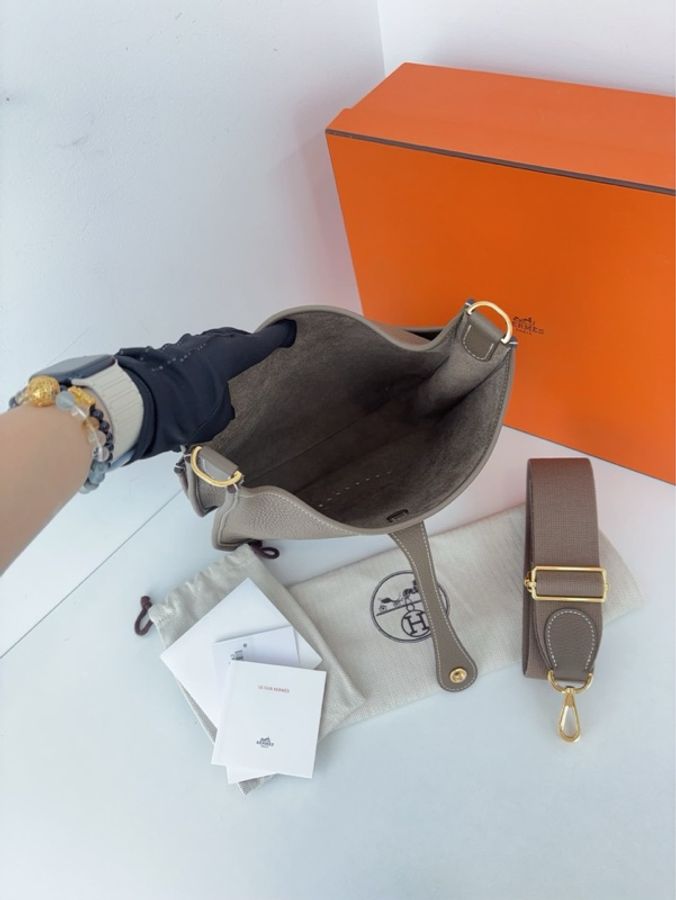 Hermes Evelyne 29 大象灰金扣-2