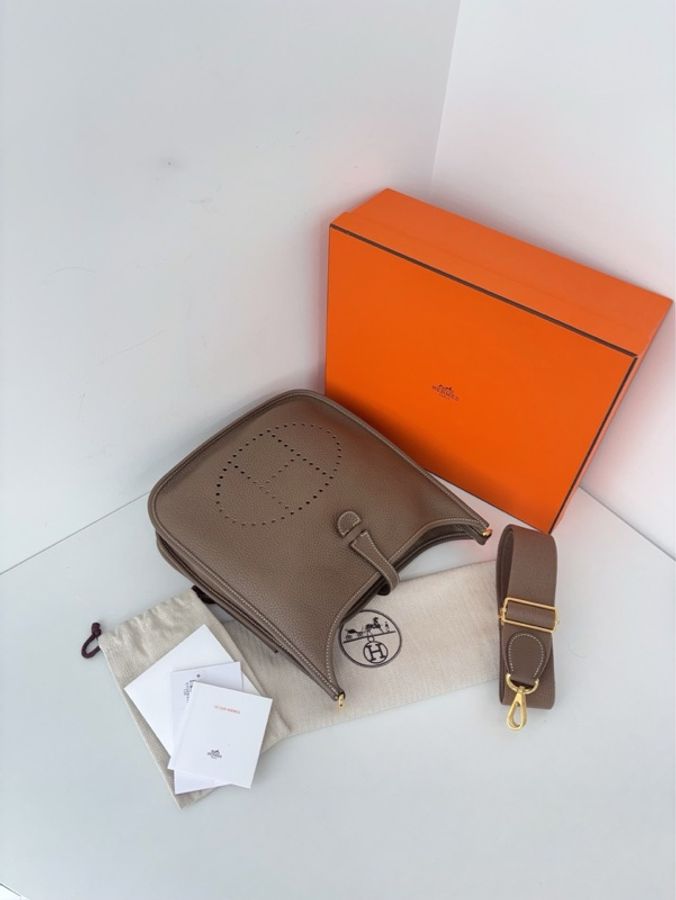 Hermes Evelyne 29 大象灰金扣-3