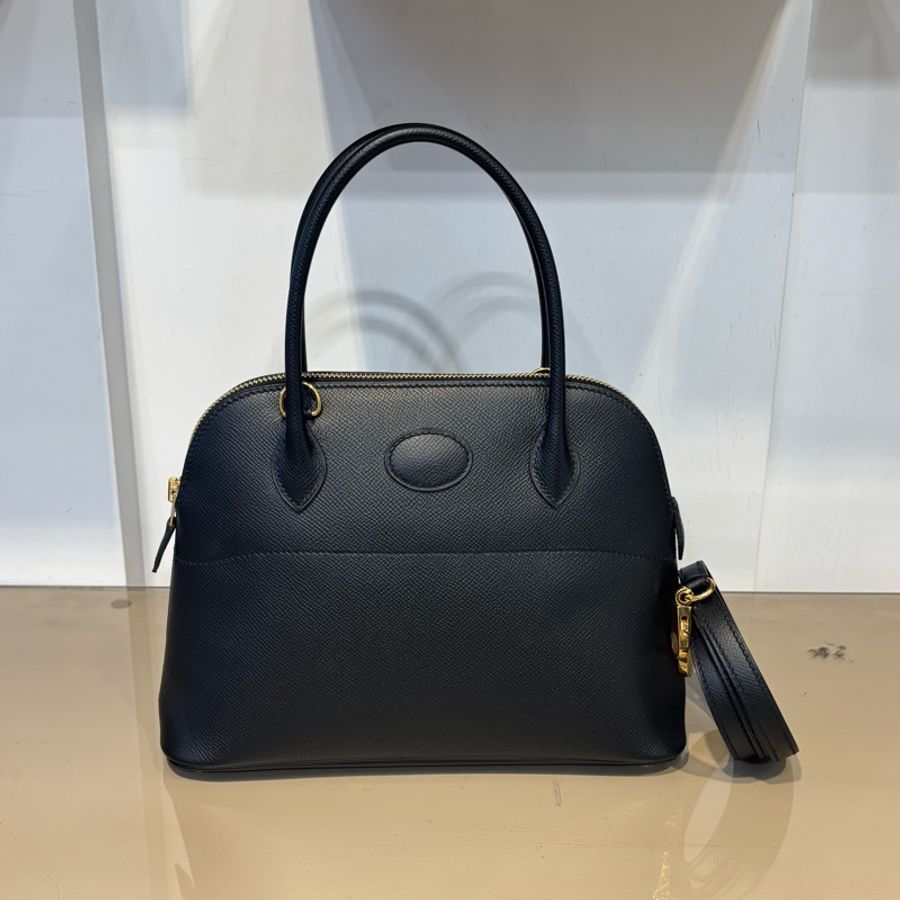 Hermes 89黑Epsom皮Bolide27-0