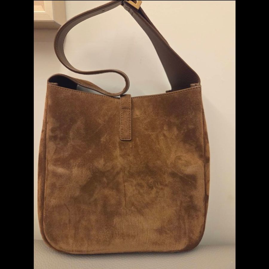 YSL LE 5 À 7 麂皮 hobo-8