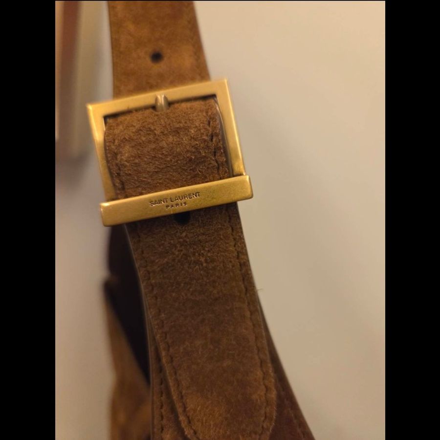 YSL LE 5 À 7 麂皮 hobo-12