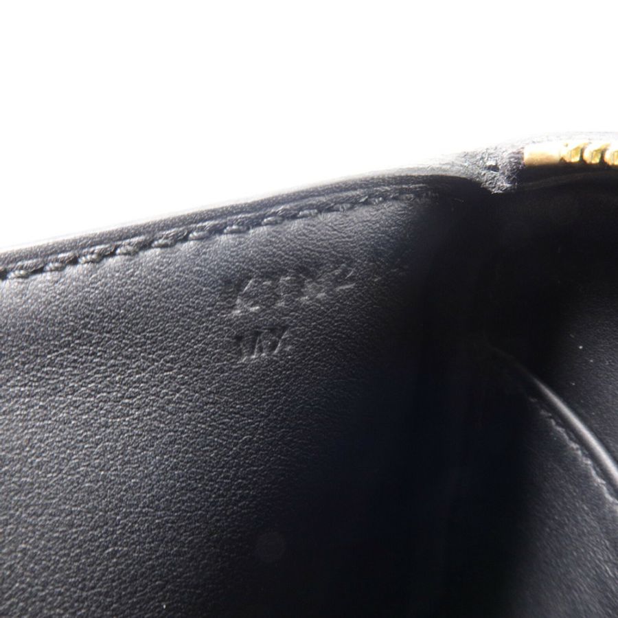 HERMES Clemence皮革Mini Lindy手挽肩背兩用袋Noir-6