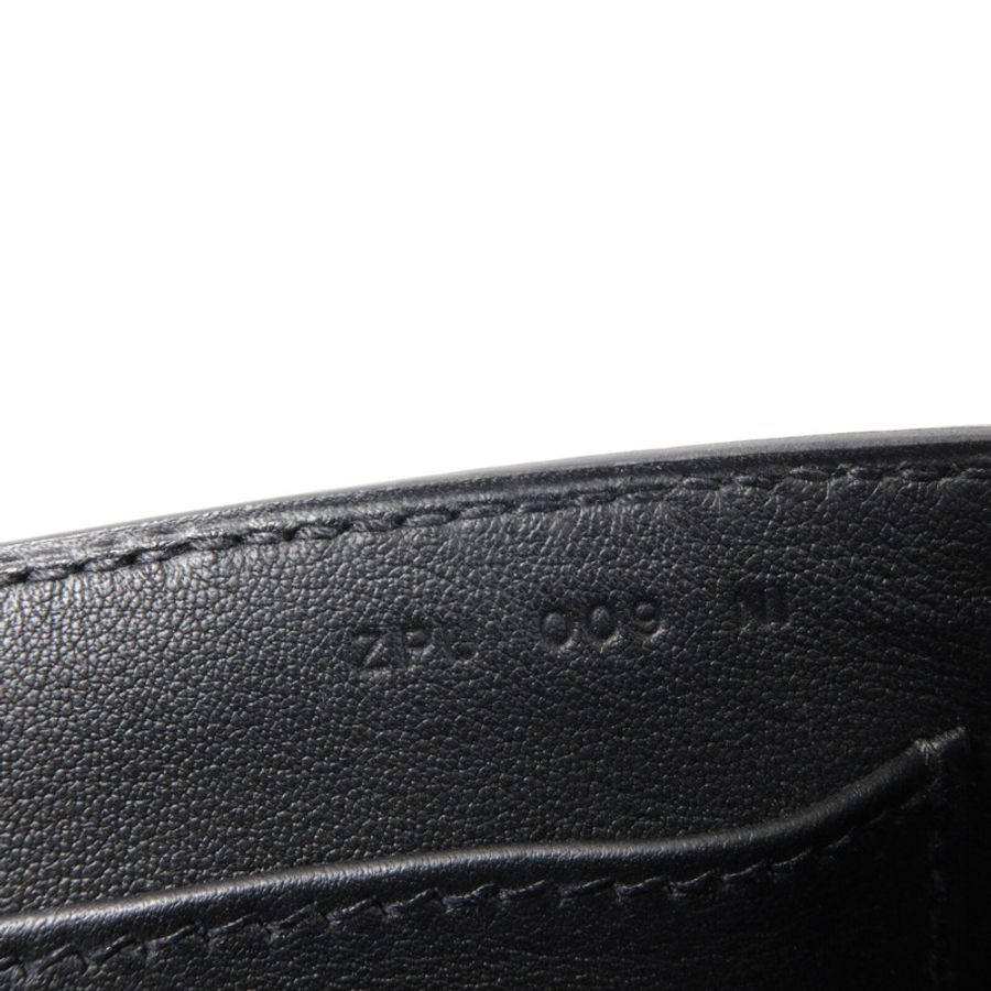 HERMES Chevre皮革Geta肩背袋Noir-7