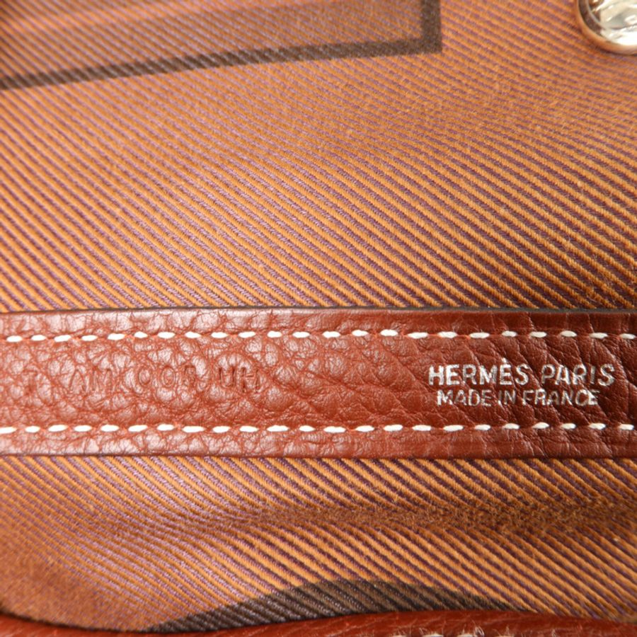 HERMES Negonda皮革Garden Party PM手挽袋Rough H-5