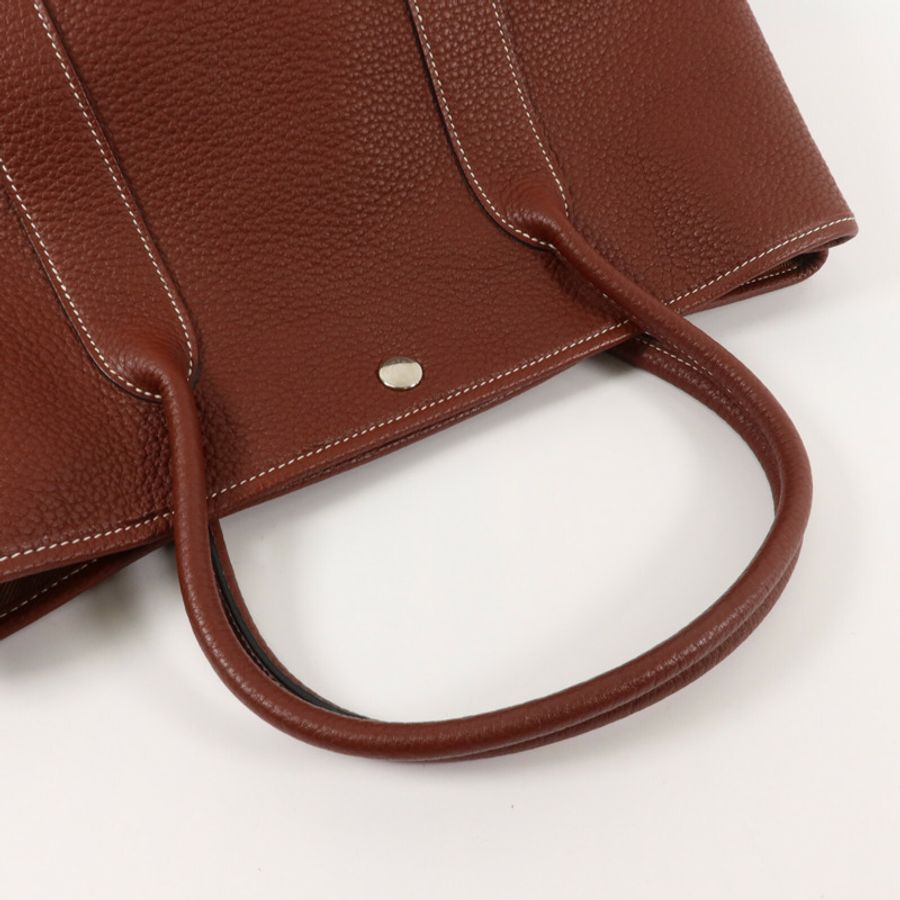 HERMES Negonda皮革Garden Party PM手挽袋Rough H-6