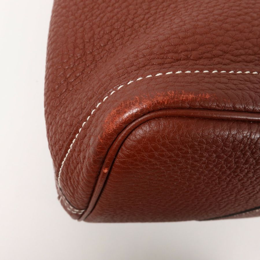 HERMES Negonda皮革Garden Party PM手挽袋Rough H-7