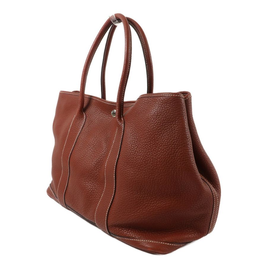 HERMES Negonda皮革Garden Party PM手挽袋Rouge H-2