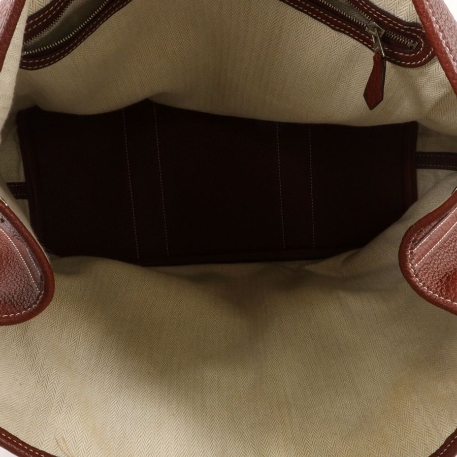 HERMES Negonda皮革Garden Party PM手挽袋Rouge H-4