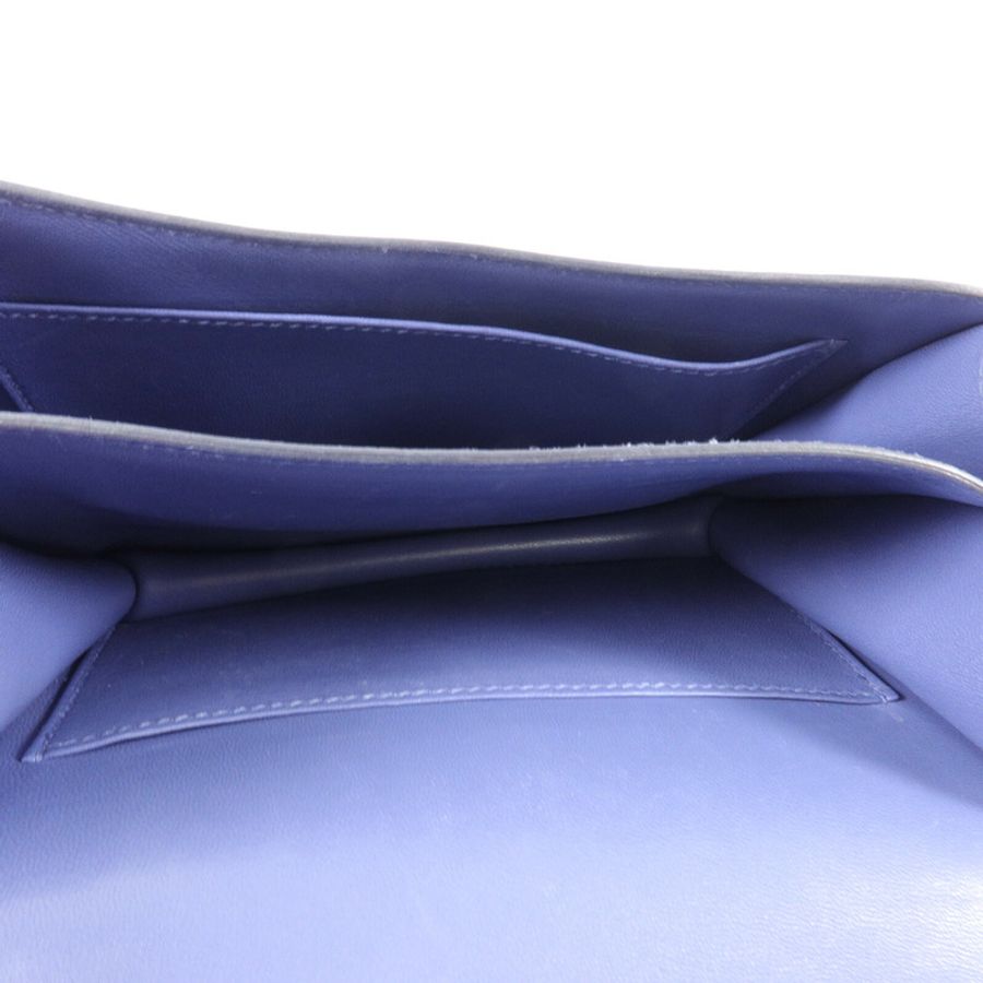 HERMES Evercolor皮革Constance Mini肩背袋Blue Brighton-4