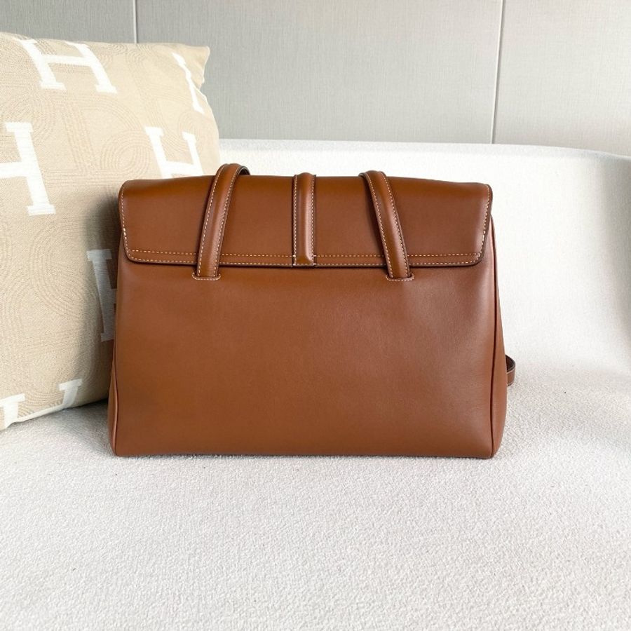 Celine Soft16托特包 焦糖棕 牛皮 肩背包-3