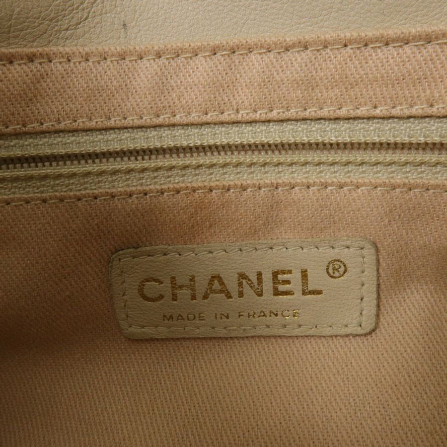 CHANEL 牛皮皮革Camellia Shoulder Tote肩背袋-5