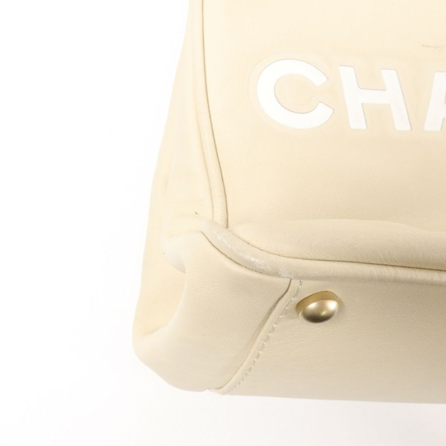 CHANEL 牛皮皮革Camellia Shoulder Tote肩背袋-10