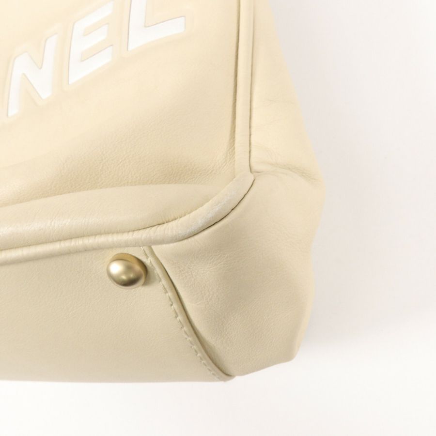 CHANEL 牛皮皮革Camellia Shoulder Tote肩背袋-11
