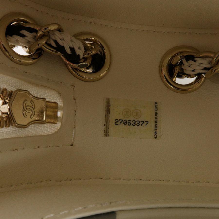 CHANEL 羊皮皮革La Pausa Lifesaver Chain Shoulder鏈帶肩背袋-6