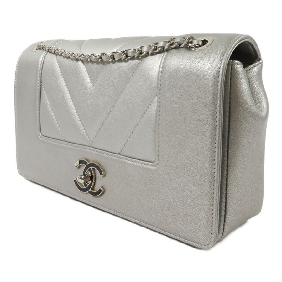 CHANEL 牛皮皮革Mademoiselle Flap Bag鏈帶肩背袋-2