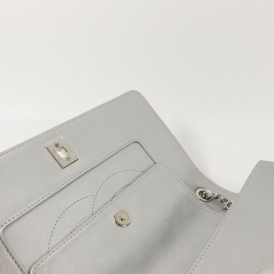 CHANEL 牛皮皮革Mademoiselle Flap Bag鏈帶肩背袋-8