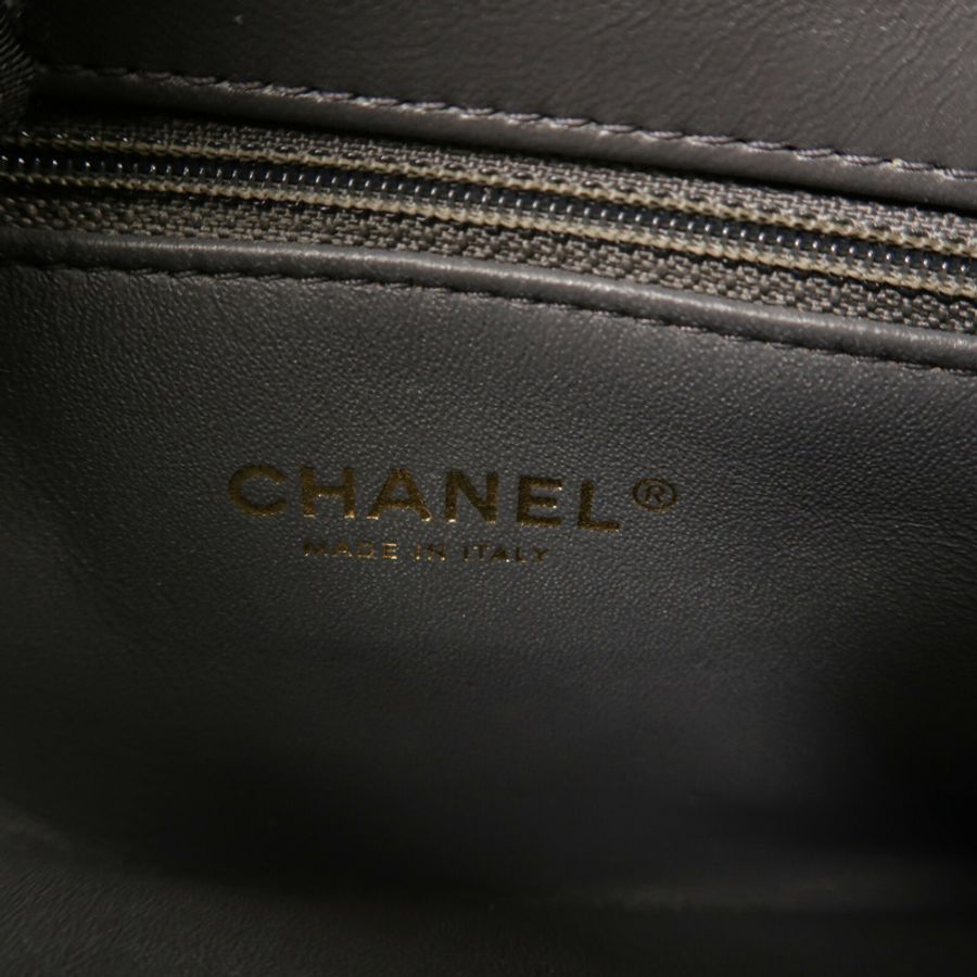 CHANEL 羊皮皮革Trendy CC鏈帶手挽肩背兩用袋-5