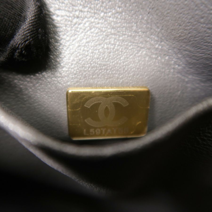 CHANEL 羊皮皮革Trendy CC鏈帶手挽肩背兩用袋-6