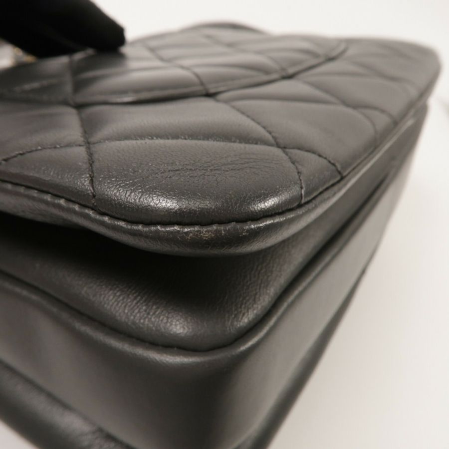 CHANEL 羊皮皮革Trendy CC鏈帶手挽肩背兩用袋-16