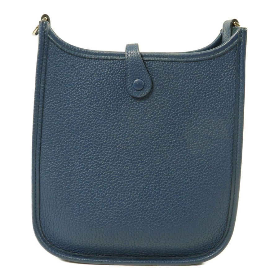 HERMES Clemence皮革Evelyne TPM肩背袋Bleu De Prusse-2