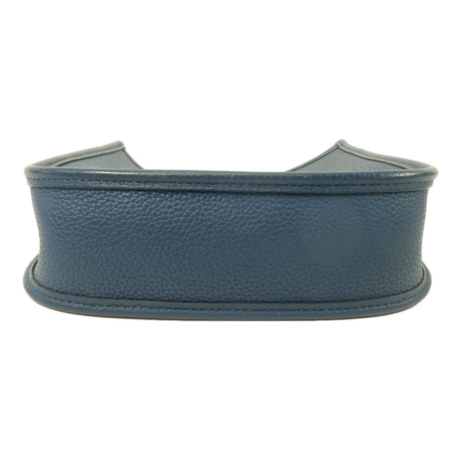 HERMES Clemence皮革Evelyne TPM肩背袋Bleu De Prusse-3