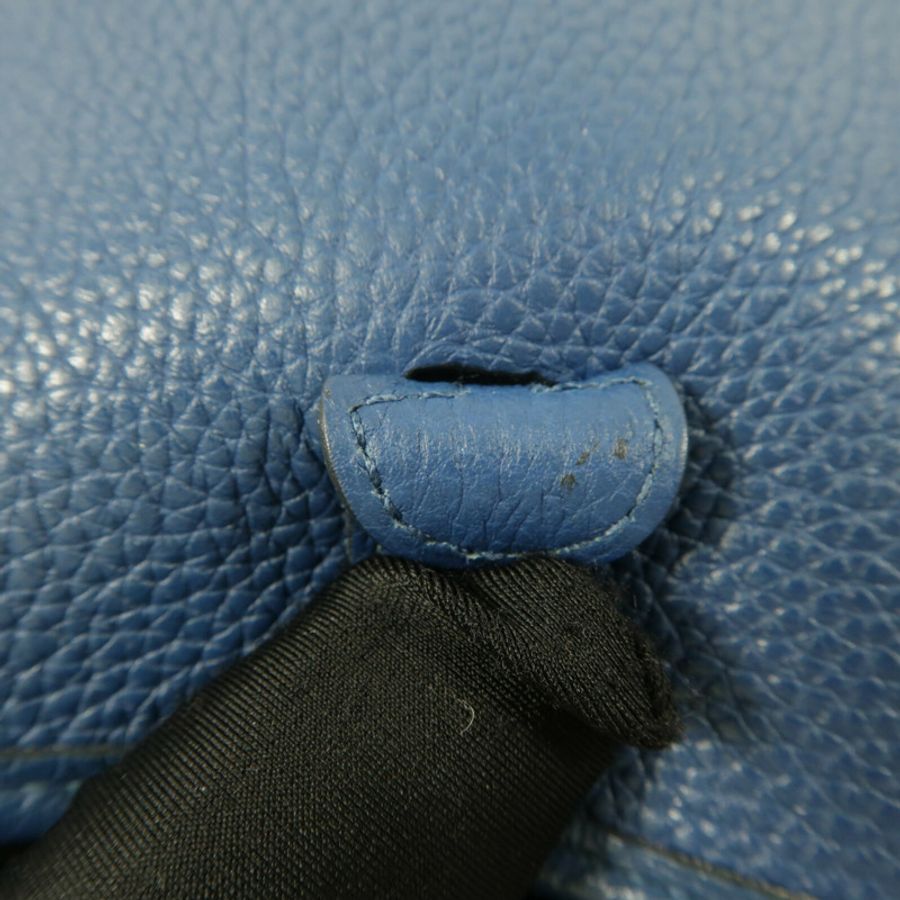 HERMES Clemence皮革Evelyne TPM肩背袋Bleu De Prusse-6