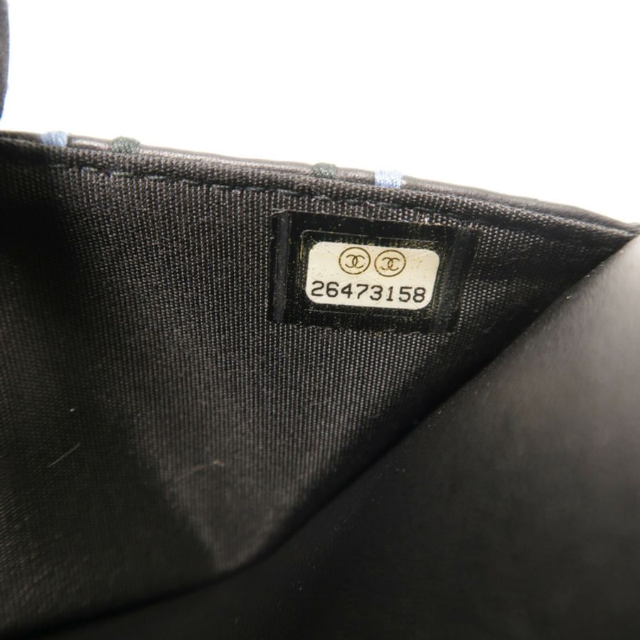 CHANEL 牛皮皮革WOC Wallet On Chain鏈帶肩背袋-6