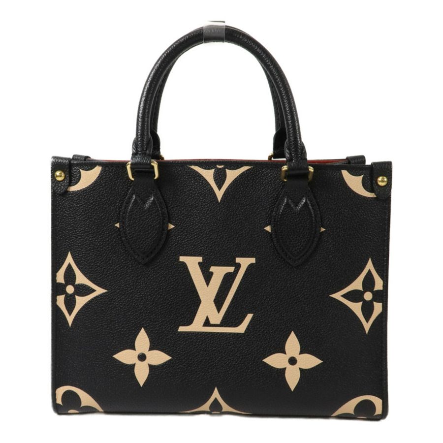 LOUIS VUITTON Monogram Empreinte On The Go PM手挽肩背兩用袋-1