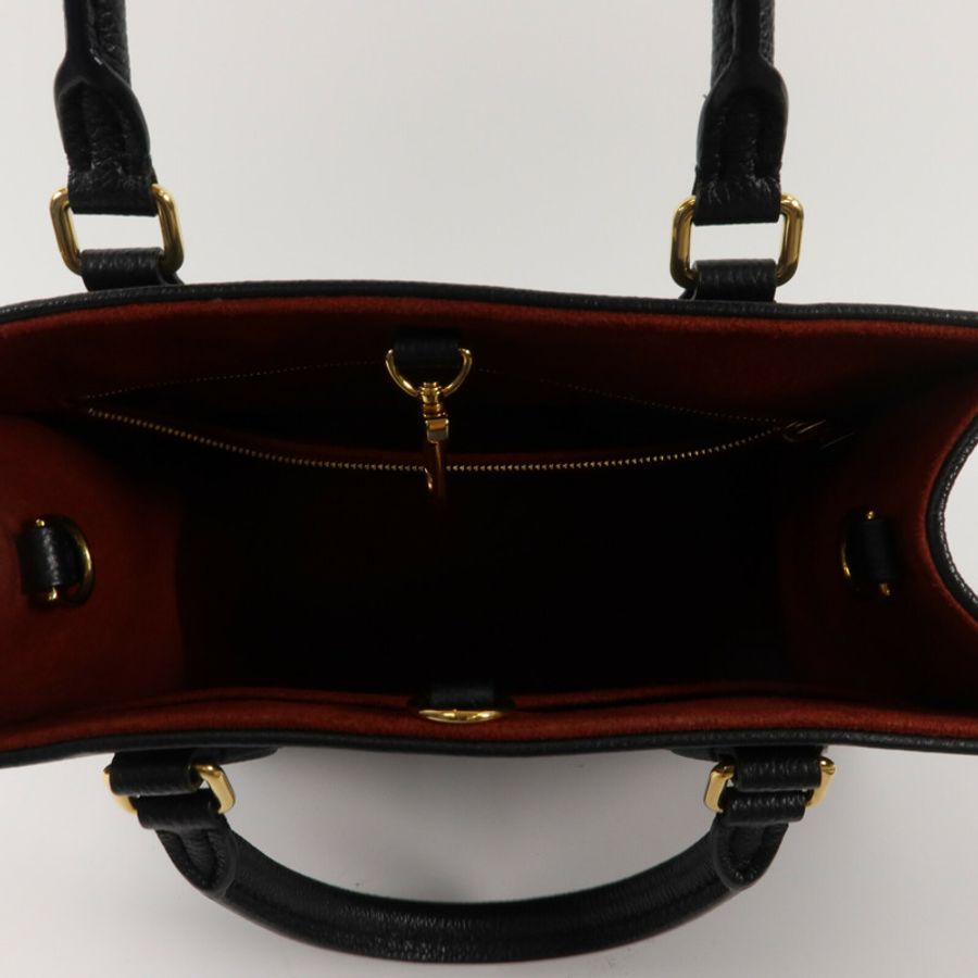 LOUIS VUITTON Monogram Empreinte On The Go PM手挽肩背兩用袋-4