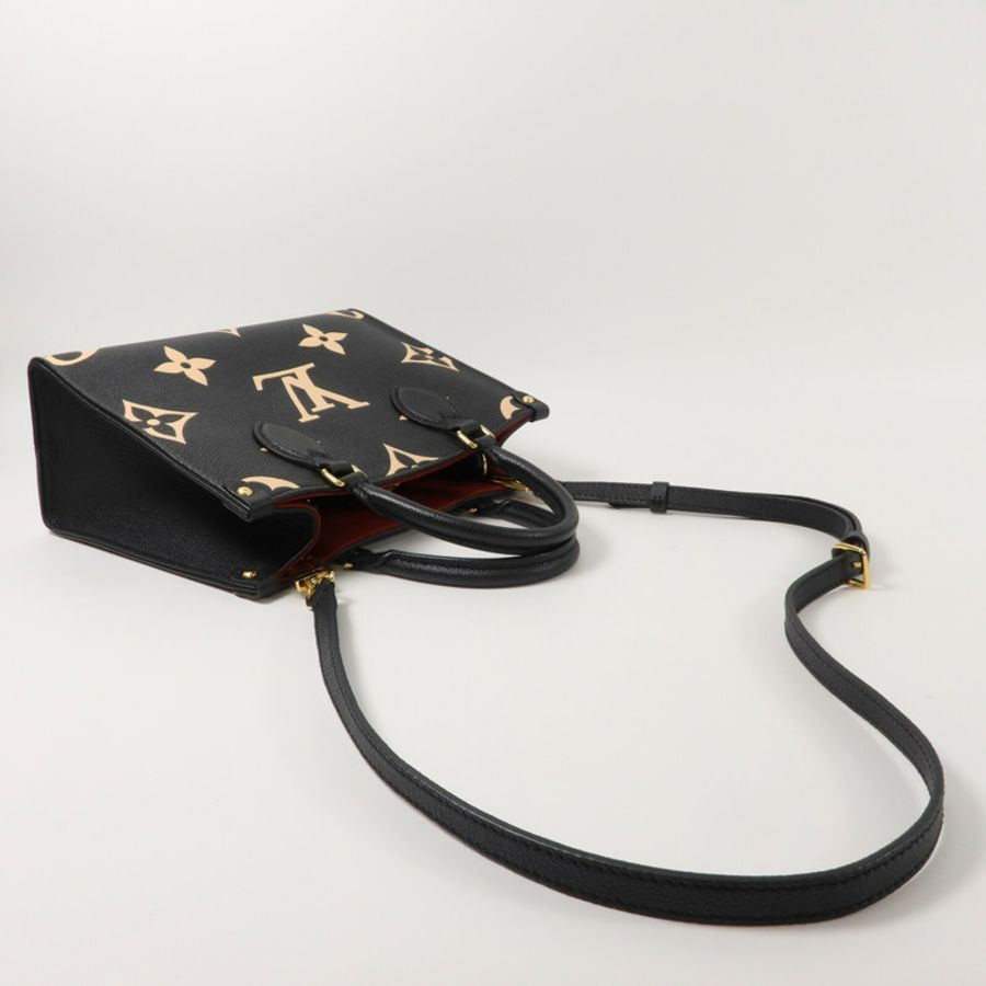 LOUIS VUITTON Monogram Empreinte On The Go PM手挽肩背兩用袋-7