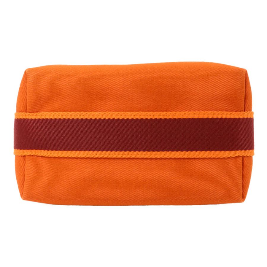 HERMES 帆布Bride A Brac PM手挽袋Orange-3