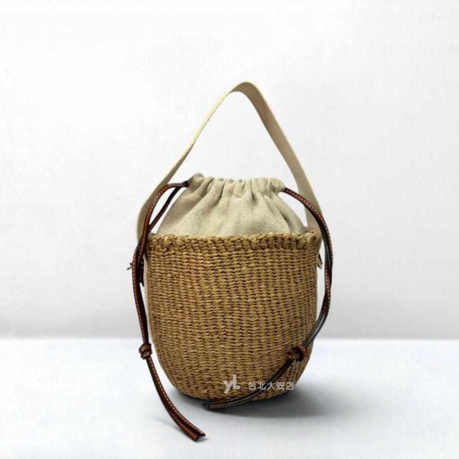 A13352-CHLOE Woody Basket草編小號水桶包-3
