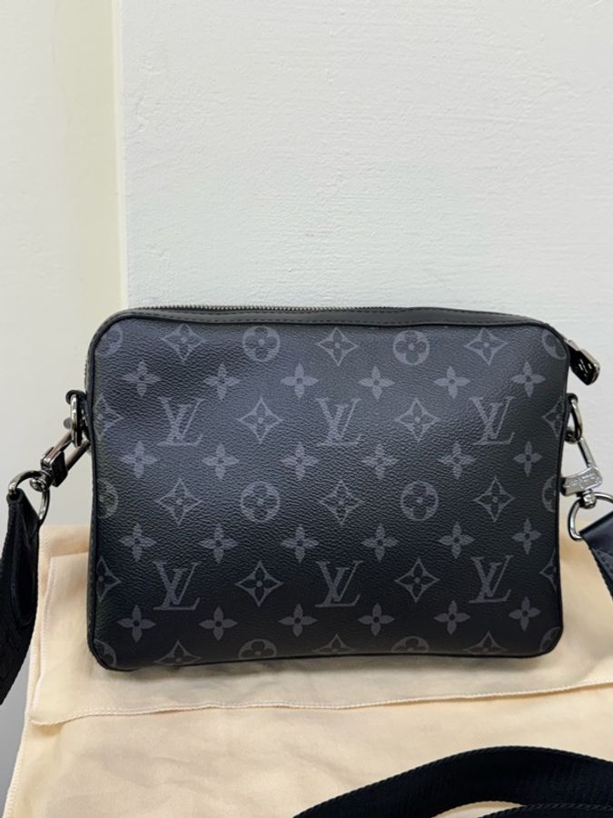 Lv Trio郵差包三合一斜背包-6